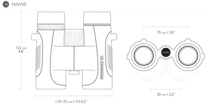 Бінокль Hawke Endurance ED Marine 7x32 Blue (36500)