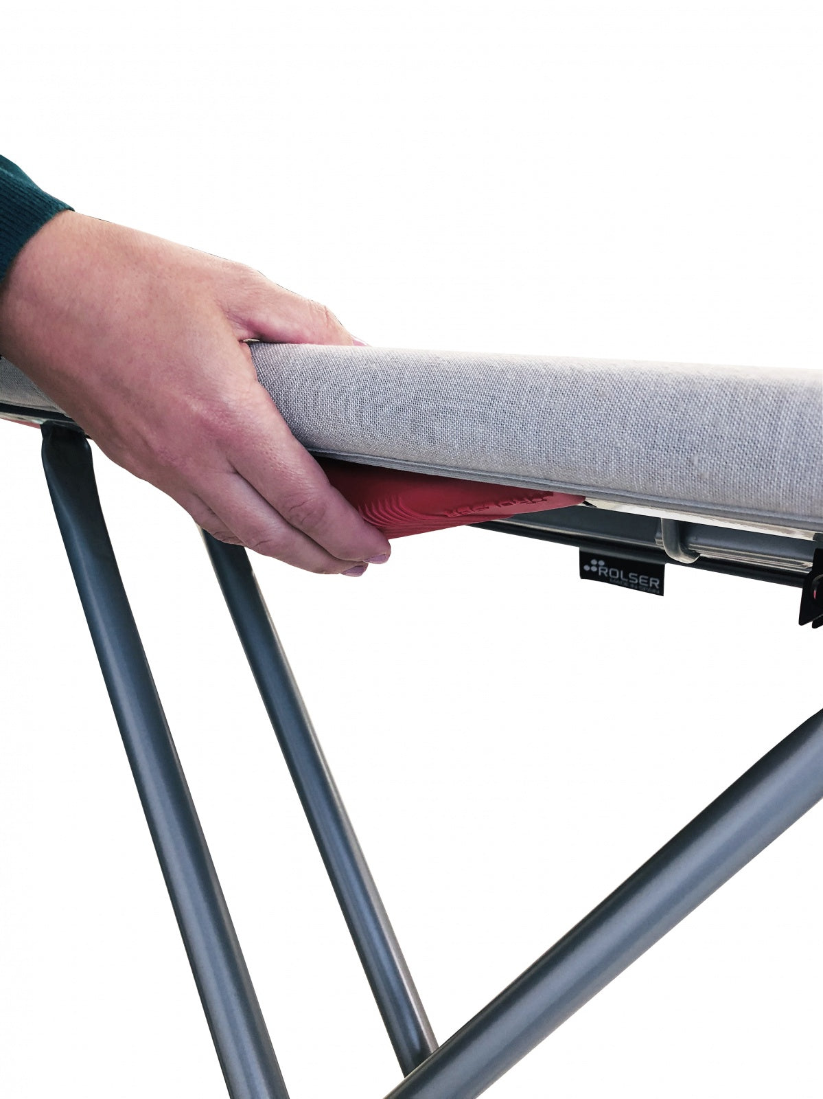 Дошка для прасування Rolser K-22 120х38 см Natural-Verde (K06015-2069)