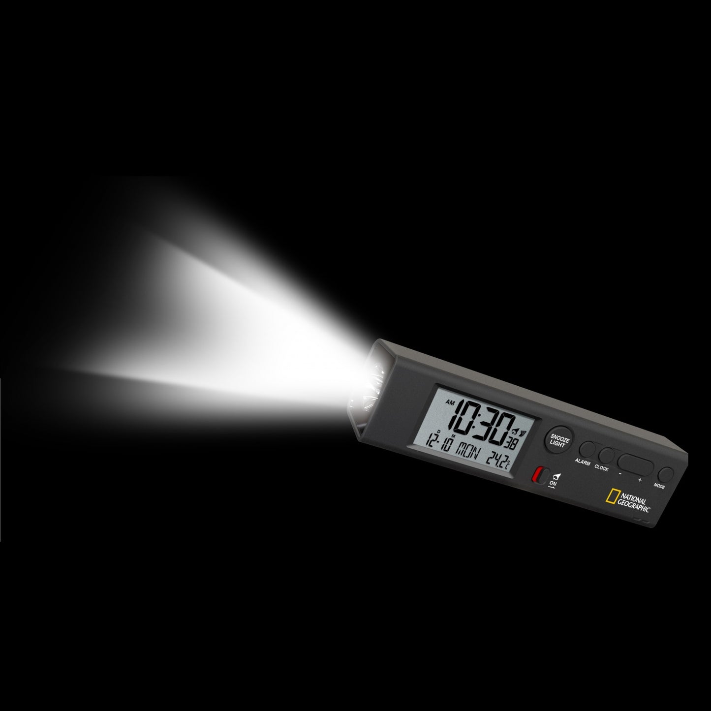 Часы National Geographic Thermometer Flashlight Black (9060300)