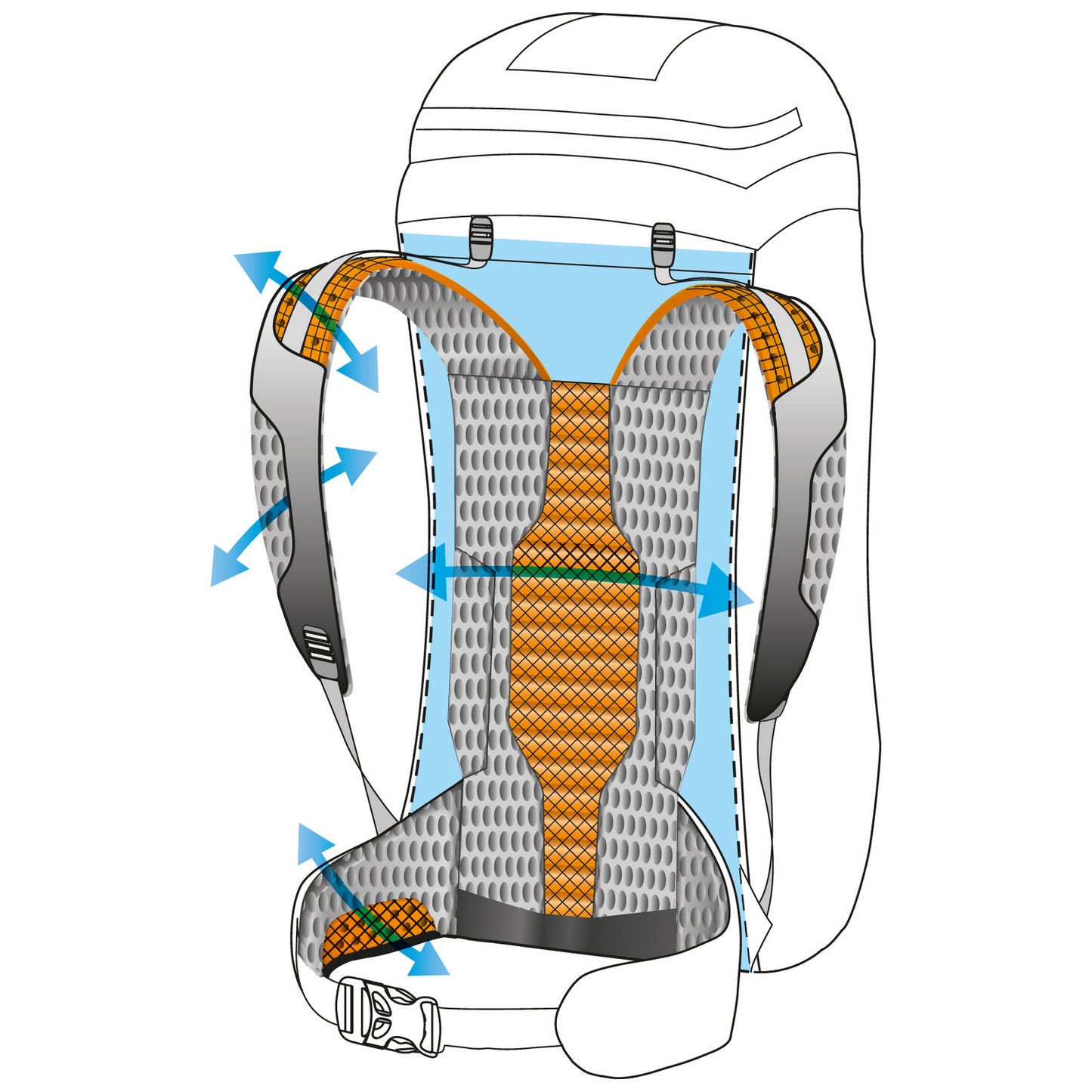 Рюкзак туристичний Ferrino Agile 25 Yellow (75222IGG)