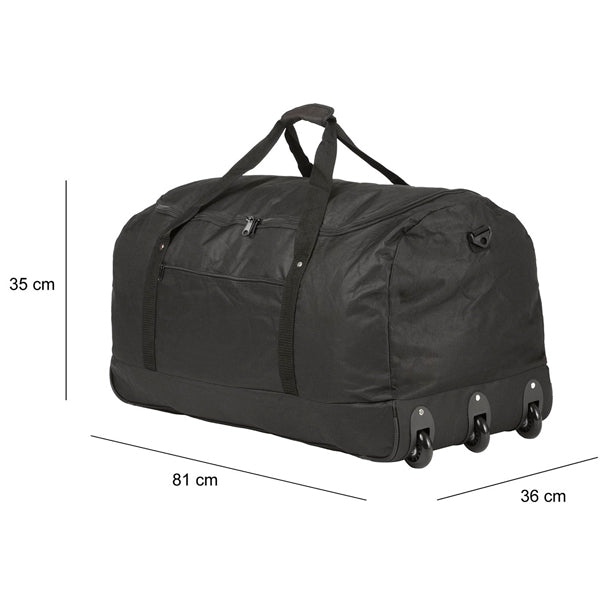 Сумка дорожня на колесах TravelZ Wheelbag 100 Black