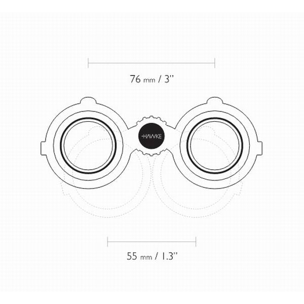 Бінокль Hawke Endurance ED 8x32 Binocular Green (36201)