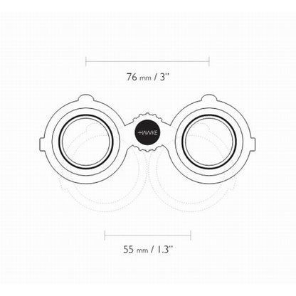 Бінокль Hawke Endurance ED 8x32 Binocular Green (36201)