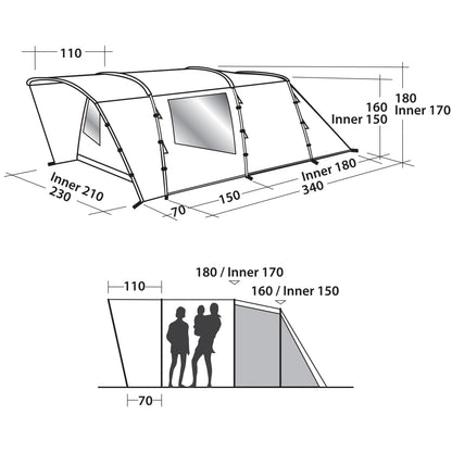 Намет Easy Camp Palmdale 300 Forest Green (120367)