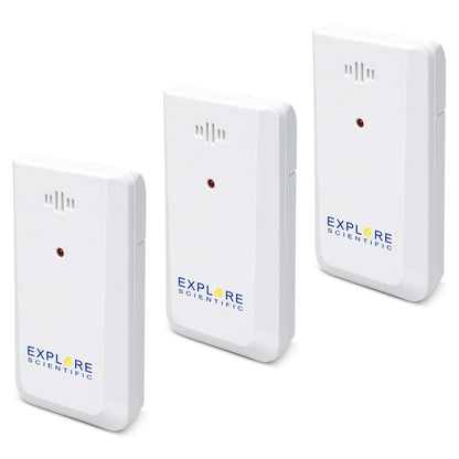 Метеостанция Explore Scientific Color 3 sensors (White) (WSH4005GYELC2)