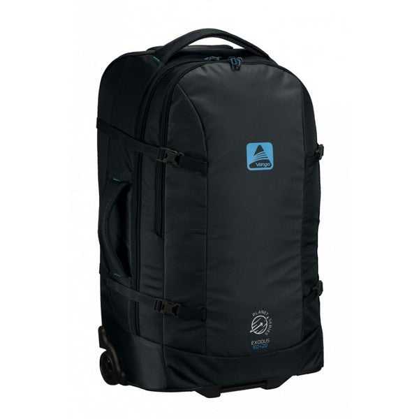 Сумка-рюкзак на колесах Vango Exodus 60+20 Grey/Blue (RUNEXODUSG38R0N)