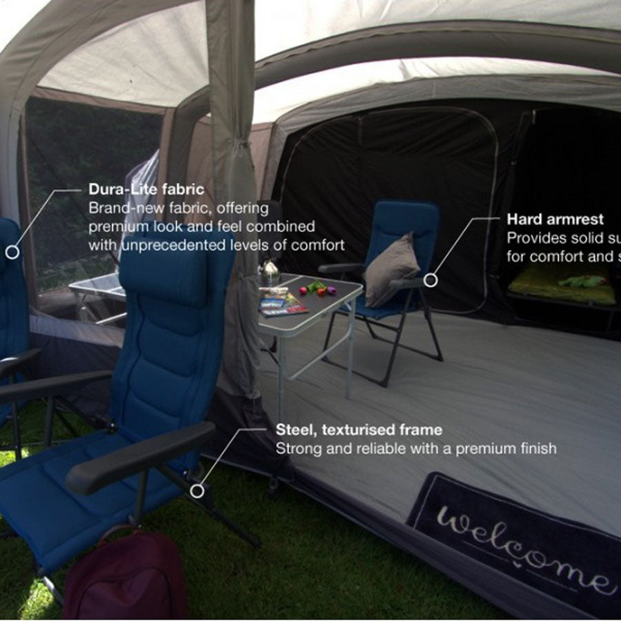 Стілець кемпінговий Vango Hyde DLX Chair Med Blue (CHQHYDE M18TI8)