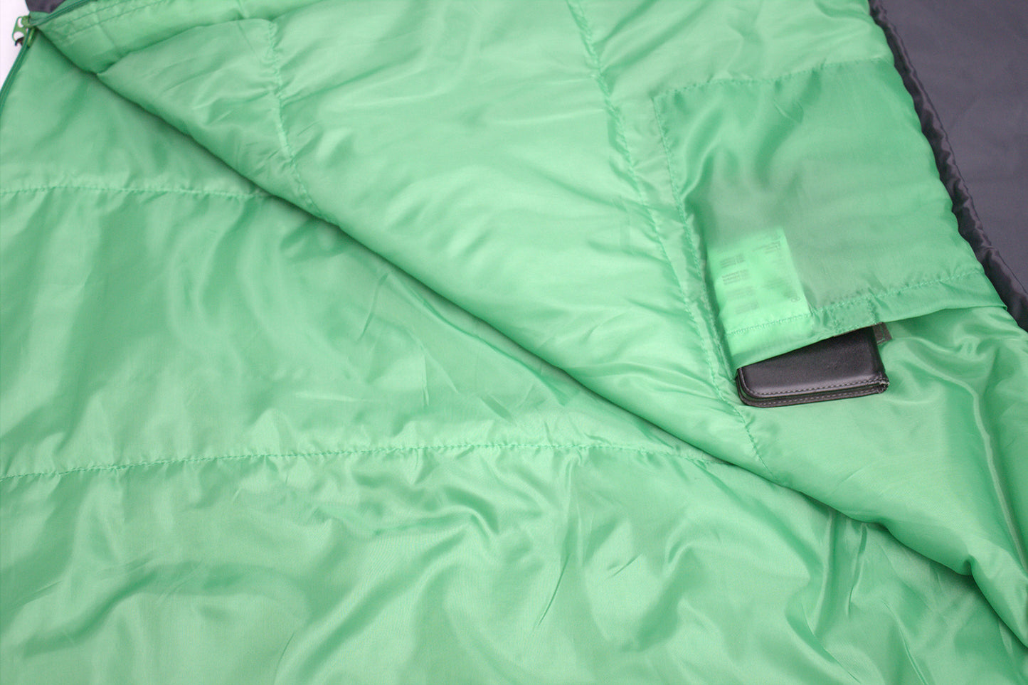 Спальний мішок High Peak Lite Pak 800/+8°C Anthra/Green Left (23272)