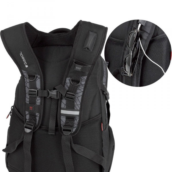 Рюкзак городской Gabol Grid 31 Black 221269