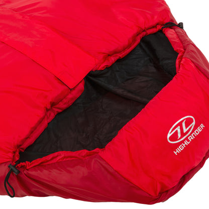 Спальный мешок Highlander Trekker 250 Mummy/+5°C Red