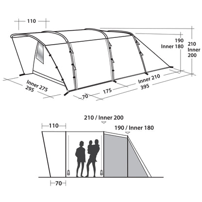 Намет Easy Camp Palmdale 500 Forest Green (120369)