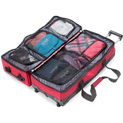 Сумка дорожная на колесах CarryOn Double Daily 108 Red
