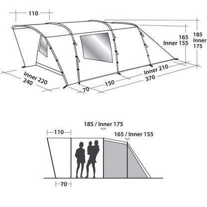 Намет Easy Camp Palmdale 400 Forest Green (120368)