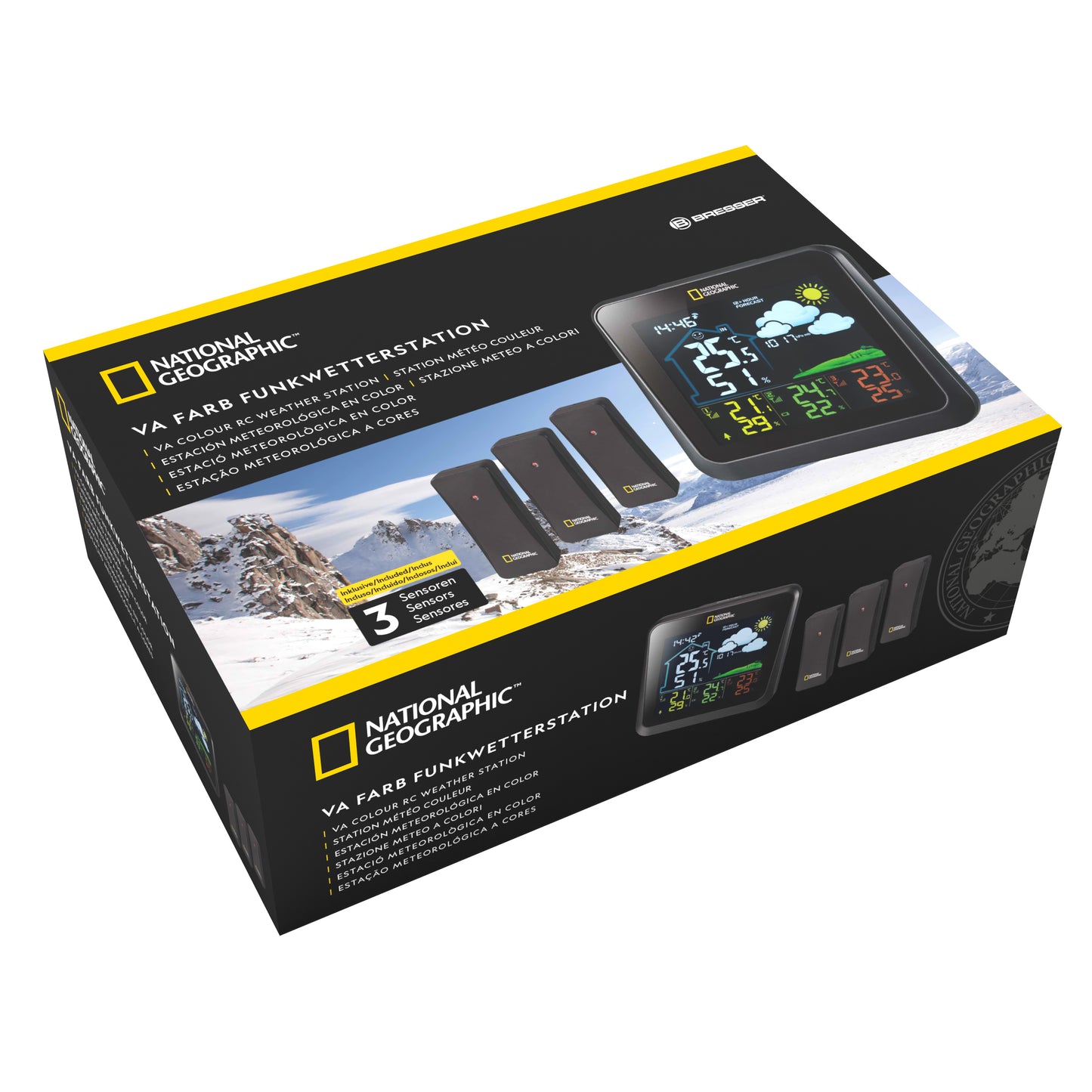 Метеостанция National Geographic VA Colour LCD 3 Sensors (9070710)