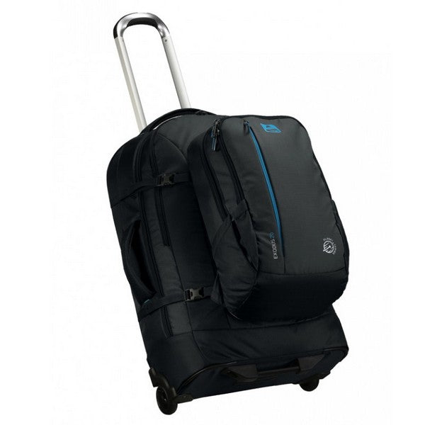 Сумка-рюкзак на колесах Vango Exodus 60+20 Grey/Blue (RUNEXODUSG38R0N)