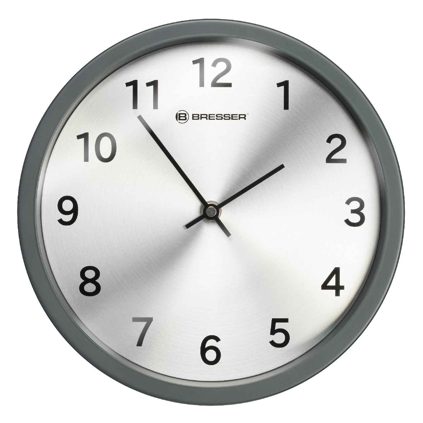 Настінний годинник Bresser MyTime Silver Edition Symbol Matte Graphite (8020314UJT000)
