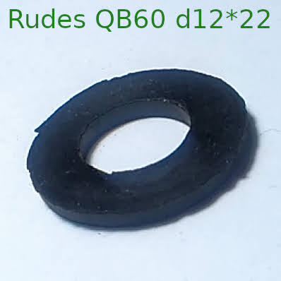 Кольцо водоотбойное Rudes QB60 d12*22 (резина) (B03/001)