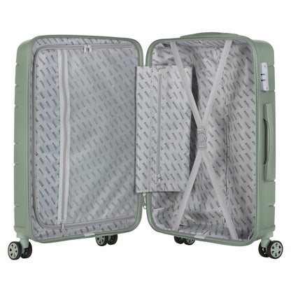 Чемодан TravelZ Big Bars (M) Olive Green