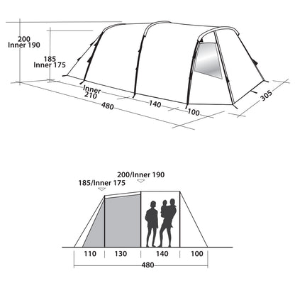 Намет Easy Camp Tent Huntsville 500 (120340)