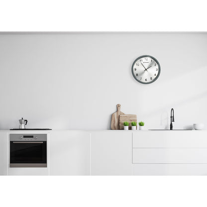 Настінний годинник Bresser MyTime Silver Edition Symbol Matte Graphite (8020314UJT000)