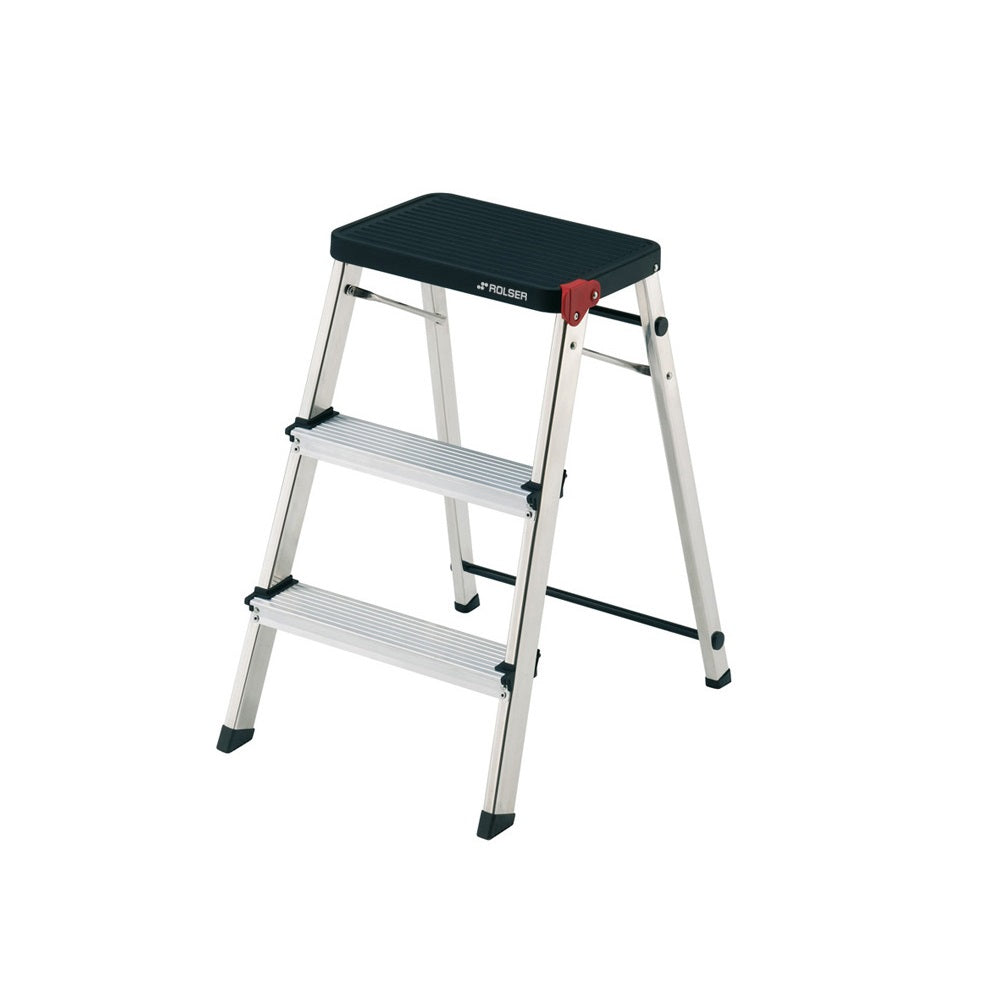 Стремянка Rolser Taburete M/3 3 ступени Negro (MET3001-1023)