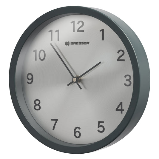 Часы настенные Bresser MyTime Silver Edition Symbol Matte Graphite (8020314UJT000)