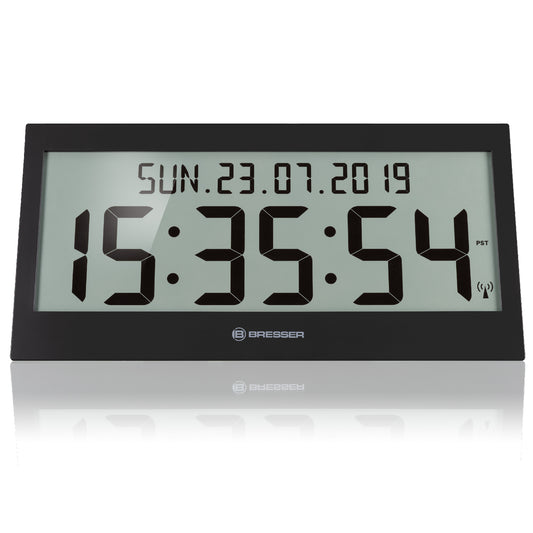 Годинники настінні Bresser Jumbo LCD Black (7001802CM3000)