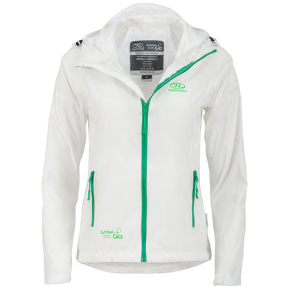 Вітрівка жіноча Highlander Stow & Go Pack Away Rain Jacket 6000 mm White M (JAC077L-WE-M)