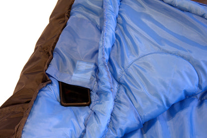 Спальный мешок High Peak TR 300/0°C Anthra/Blue Right (23063)