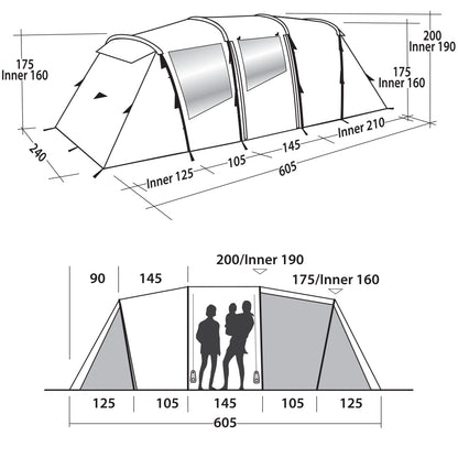 Намет Easy Camp Huntsville Twin 600 Red (120343)