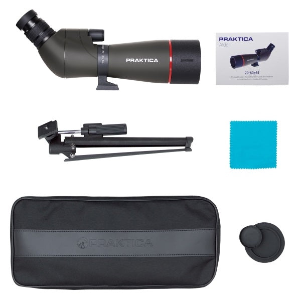 Підзорна труба Praktica Alder 20-60x65/45 WP+штатив