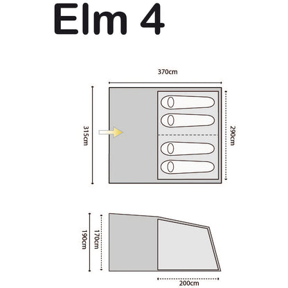 Намет Highlander Elm 4 Teal
