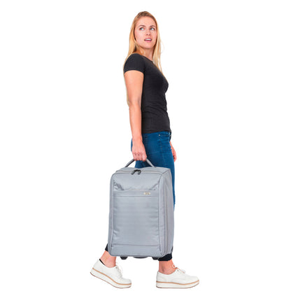 Сумка дорожня на колесах TravelZ Foldable 34 Grey