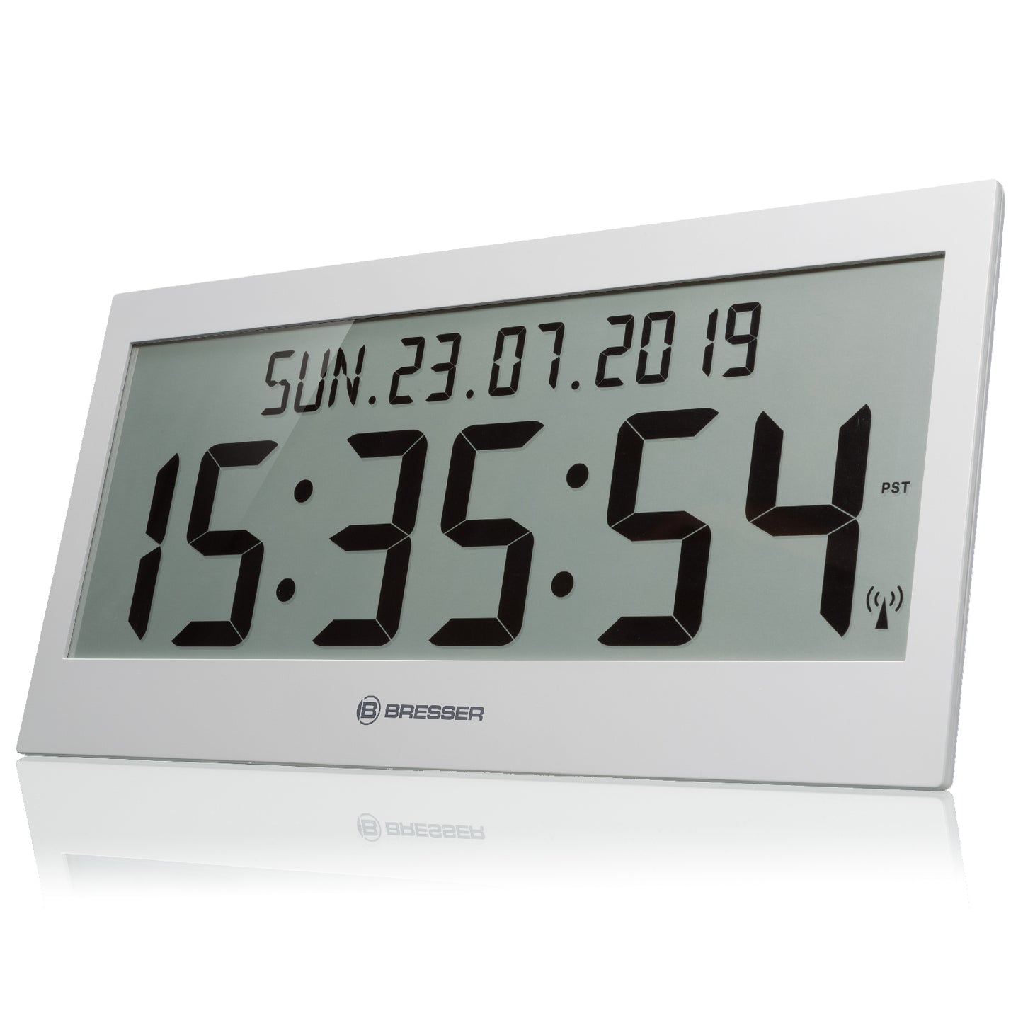 Часы настенные Bresser Jumbo LCD Grey (7001802QT5000)