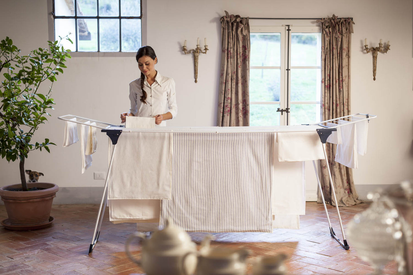 Сушарка для білизни підлогова Gimi Dinamik 30 27м (157202)(Special Offer)