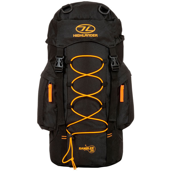 Рюкзак туристический Highlander Rambler 25 Black/Orange