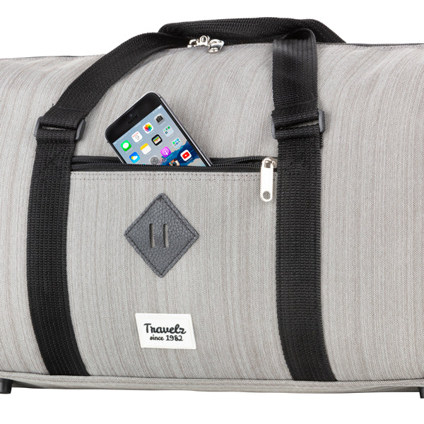 Сумка дорожная TravelZ Hipster 36 Grey