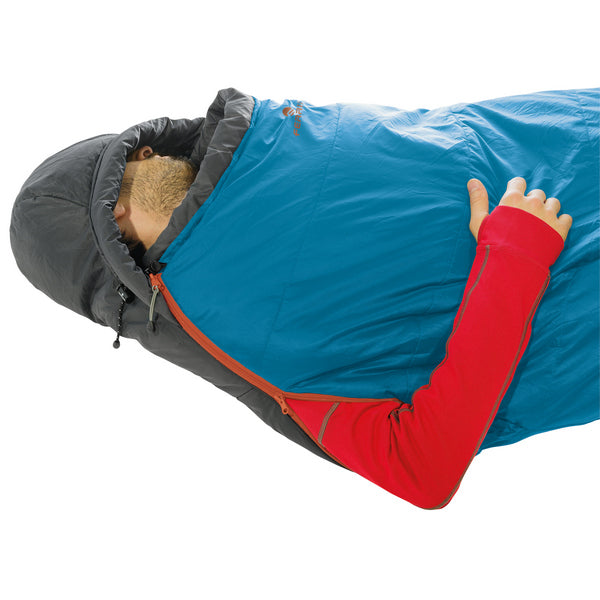 Спальний мішок Ferrino Nightec 800/-15°C Blue/Grey Left (86366HBG)