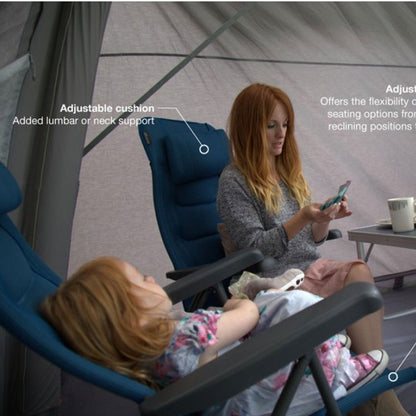Стілець кемпінговий Vango Hyde DLX Chair Med Blue (CHQHYDE M18TI8)