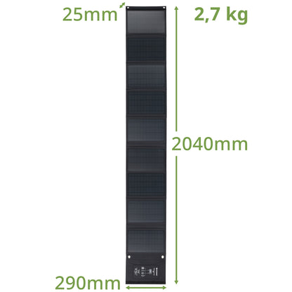 Портативний зарядний пристрій сонячна панель Bresser Mobile Solar Charger 60 Watt USB DC (3810050)