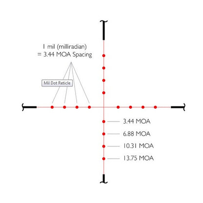 Прицел оптический Hawke Vantage IR 4-12x50 AO (Mil Dot R/G)