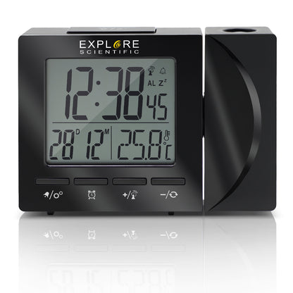 Часы проекционные Explore Scientific Projection RC Alarm Black (RDP1001CM3LC2)