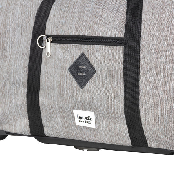 Сумка дорожная на колесах TravelZ Hipster 51 Grey