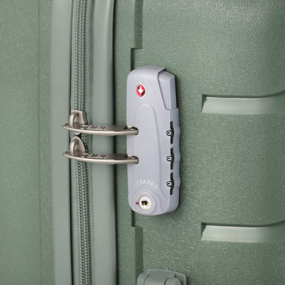 Чемодан TravelZ Big Bars (M) Olive Green