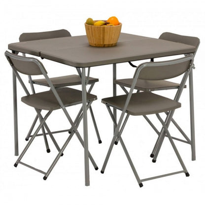Стіл зі стільцями Vango Orchard 86 Table and Chair Set Grey (TBNORCHARG10TDC)