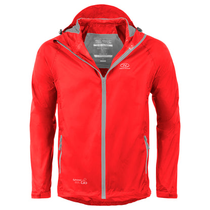 Вітровка чоловіча Highlander Stow &amp; Go Pack Away Rain Jacket 6000 mm Red L (JAC077-RD-L)
