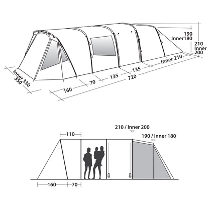 Намет Easy Camp Palmdale 600 Lux Forest Green (120372)