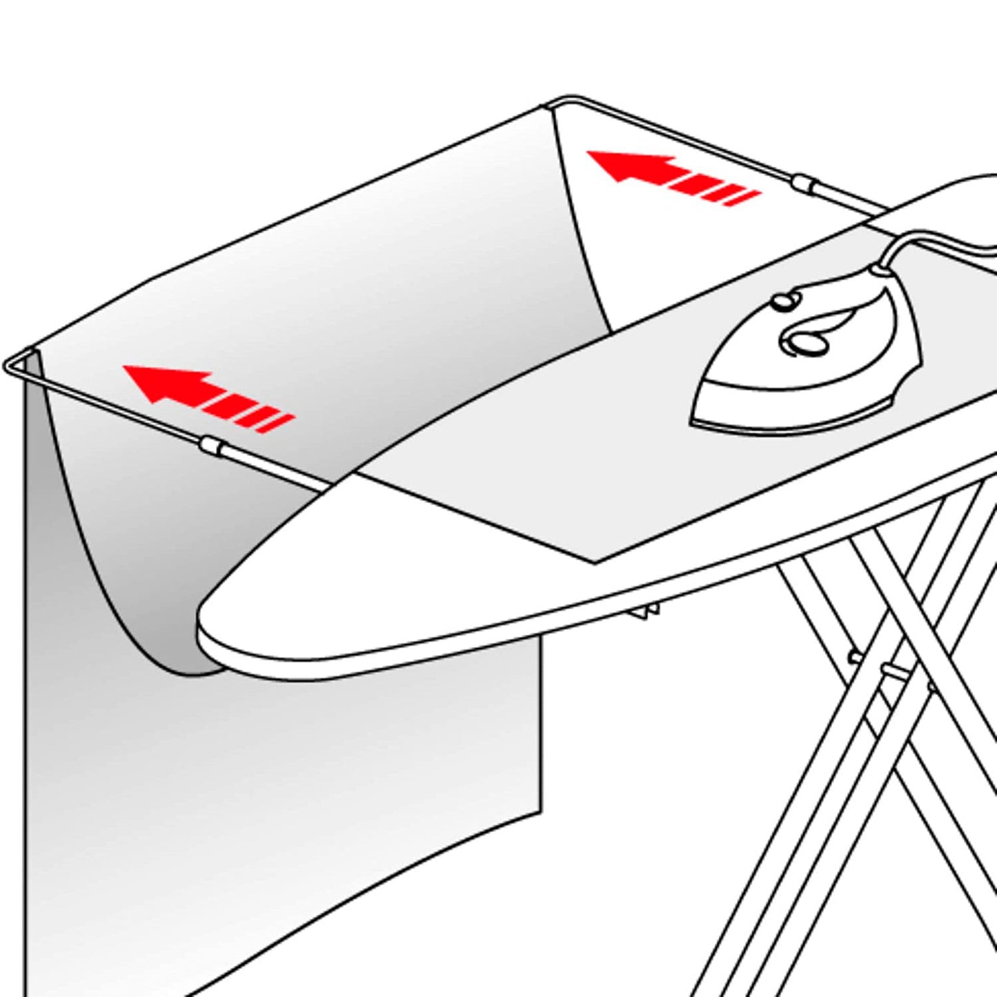 Доска гладильная Gimi Advance 100 122x38 см Orange Flower (154222)(Special Offer)