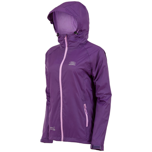 Жіноча вітровка Highlander Stow &amp; Go Pack Away Rain Jacket 6000 mm Purple XL (Special Offer)