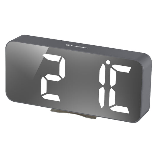 Часы настольные Bresser MyTime Echo FXL Grey (8010072QT5WHI)